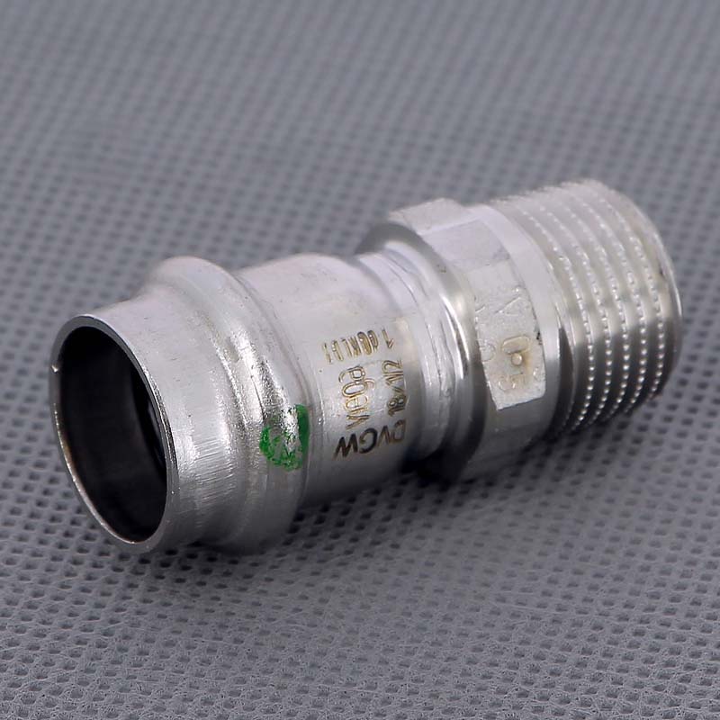 Муфта переходная пресс-Н Viega Sanpress Inox нержавеющая сталь 18x1/2 436469