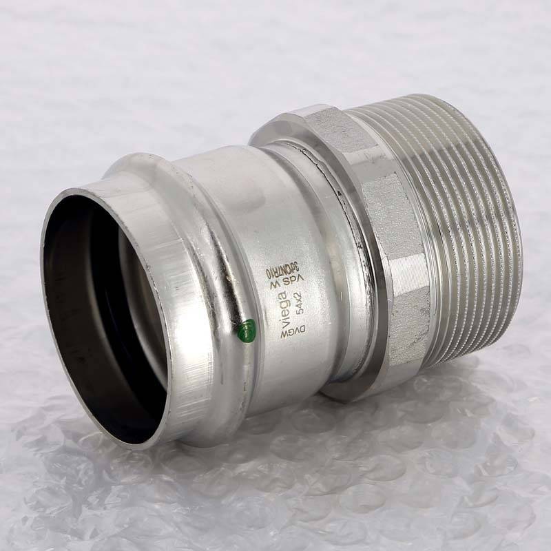 Муфта переходная пресс-Н Viega Sanpress Inox нержавеющая сталь 54х2 436568