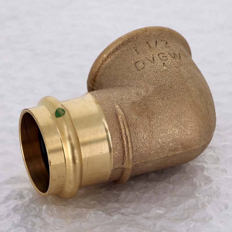 Угол 90° пресс-В бронзовый Viega Sanpress 42х1 1/2 299415