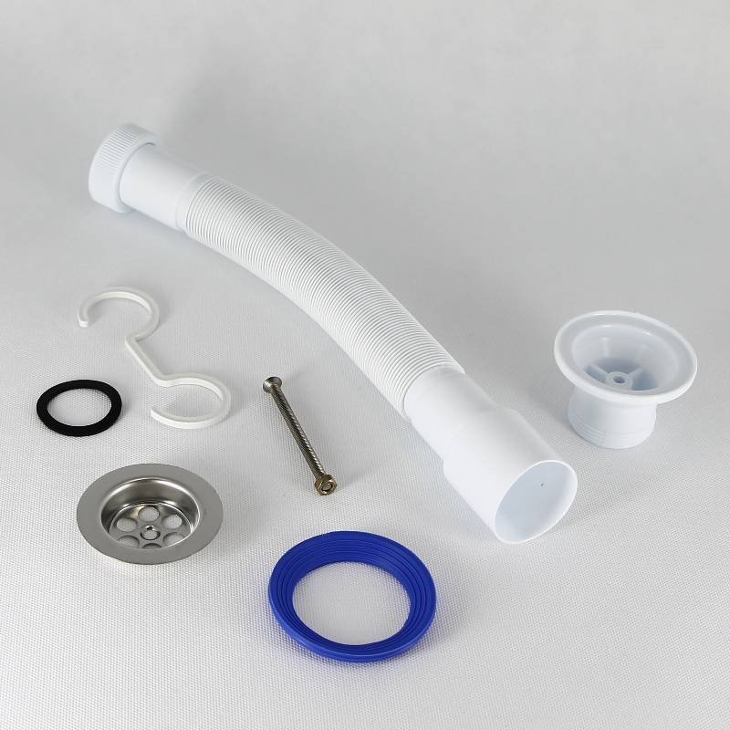 Сифон гофрированный Wirquin Мини Элит 1 1/2 х 40/50 мм чашка 70 мм 800 мм 30986333