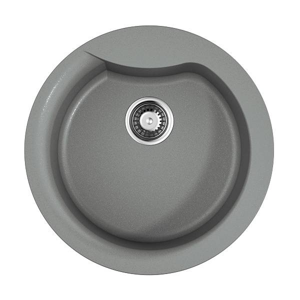 Кухонная мойка Omoikiri Yasugata 48R-GR Tetogranit 48.5x48.5 см leningrad grey 4993547