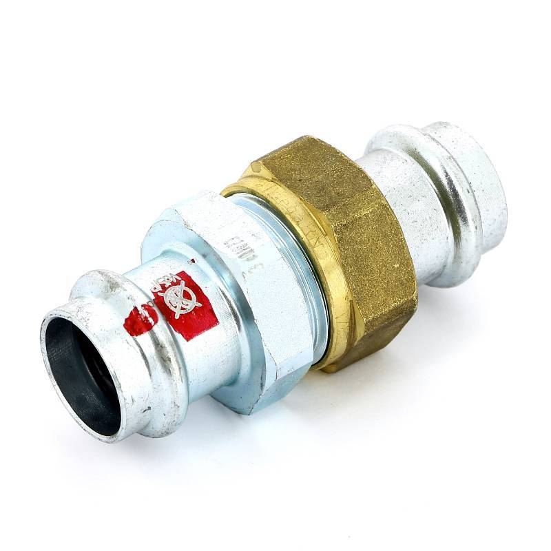 Муфта разъёмная пресс Viega Prestabo оцинкованная сталь 22 мм 559328