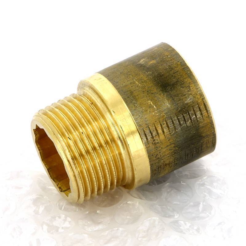 Удлинитель резьбовой НВ бронзовый Viega 1 x 30 мм 357191