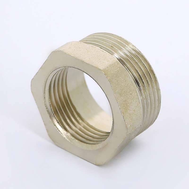 Футорка никелированная Uni-Fitt 1x1 1/4 НВ 604N5400