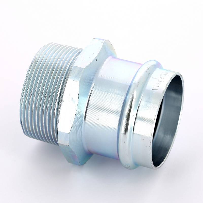 Муфта переходная пресс-Н Viega Prestabo оцинкованная сталь 54х2 588663