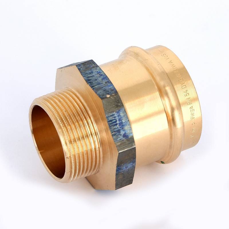 Муфта переходная пресс-Н Viega Sanpress бронза 54x1 1/2 314668