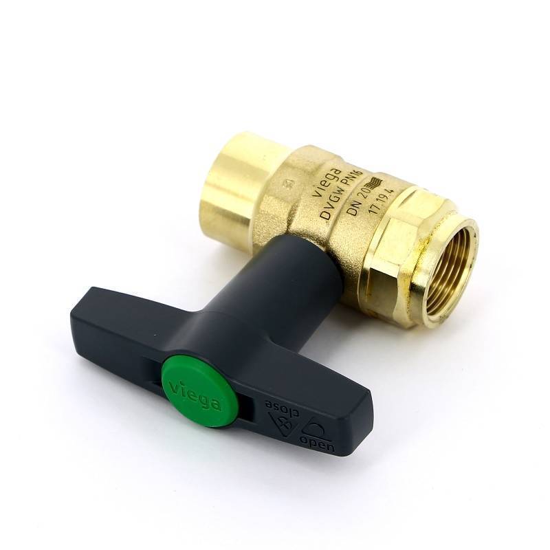 Кран шаровой Viega Easytop 3/4 ВВ бронза SC-Contur Т-образная ручка 746834