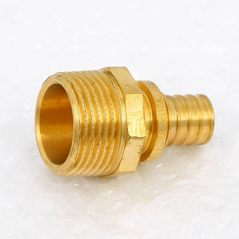 Муфта надвижная REHAU Rautitan RX+ 20х1 с наружной резьбой бронза 14563161001