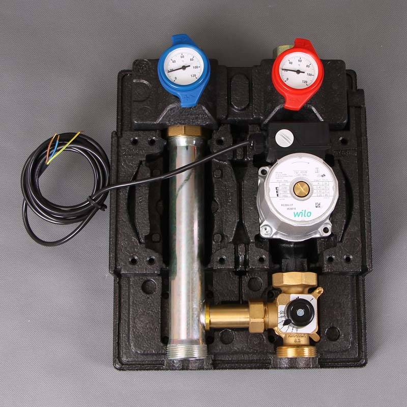 Насосно-смесительный модуль Watts PASM25 с насосом и 3-ходовым клапаном без сервопривода 10026636