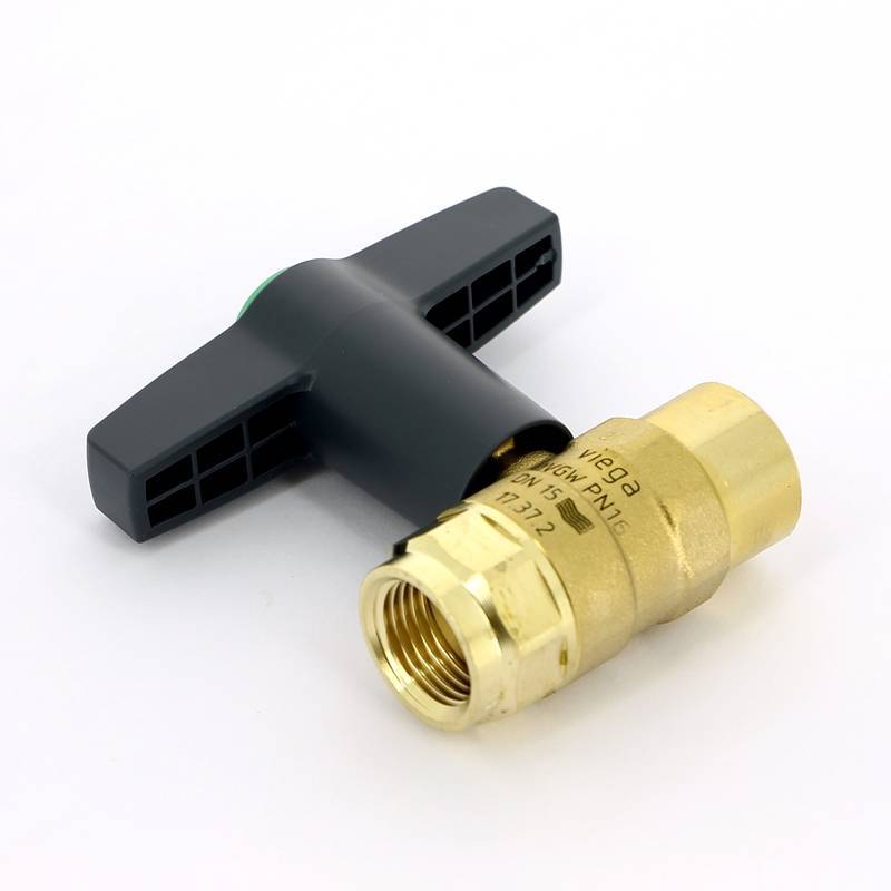 Кран шаровой Viega Easytop ВВ 1/2 бронза SC-Contur Т-ручка 746827