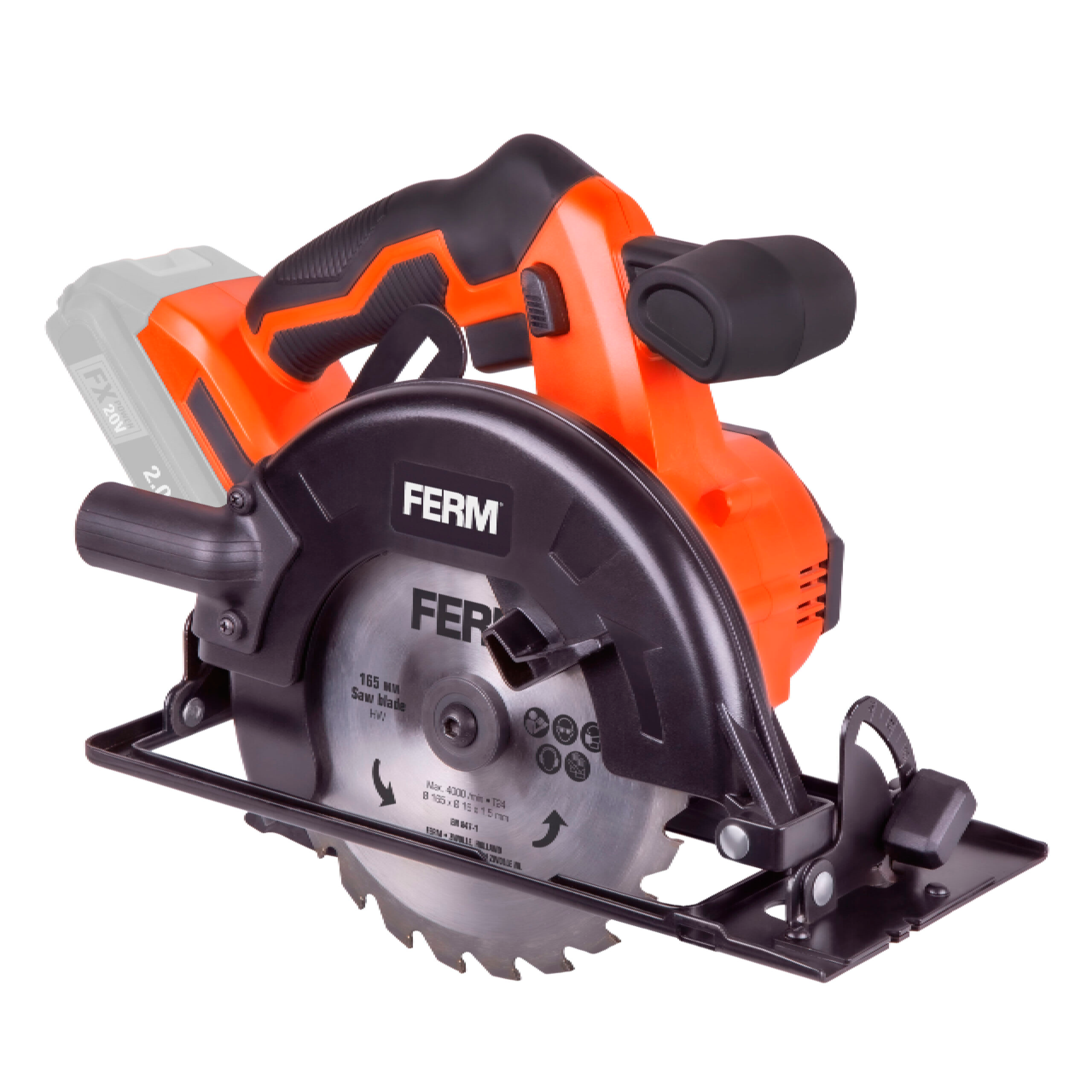Пила циркулярная аккумуляторная FERM CSM CSM