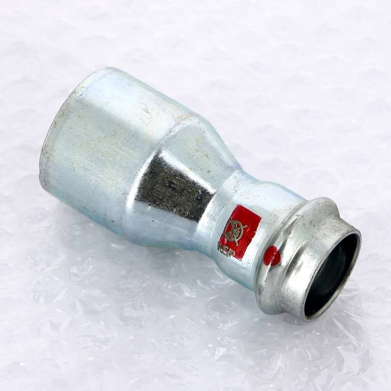 Муфта-вставка пресс из оцинкованной стали Viega Prestabo 35х22 мм 558550