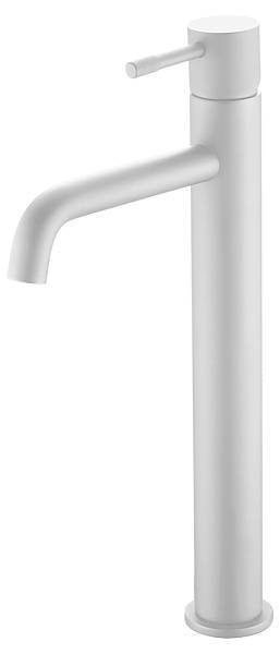 Смеситель для раковины Boheme Uno высокий белый матовый 462-MW