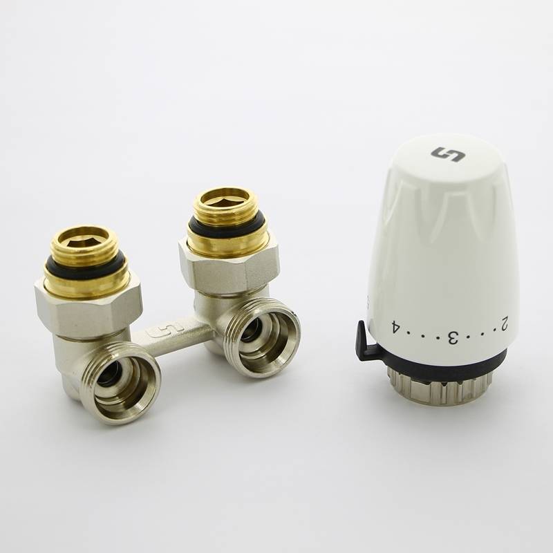 Комплект для подключения радиатора UNI-FITT угловой для Purmo, Korado и Prado 193KIT20