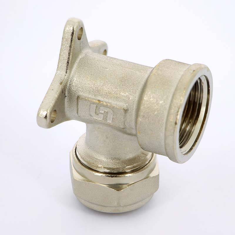 Водорозетка обжимная Uni-Fitt 20x1/2 никелированная 670N7200