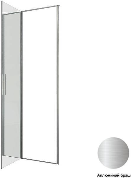 Душевая дверь Allen Brau Priority 90x200 см серебро стекло прозрачное 8 мм 3.31026.BA