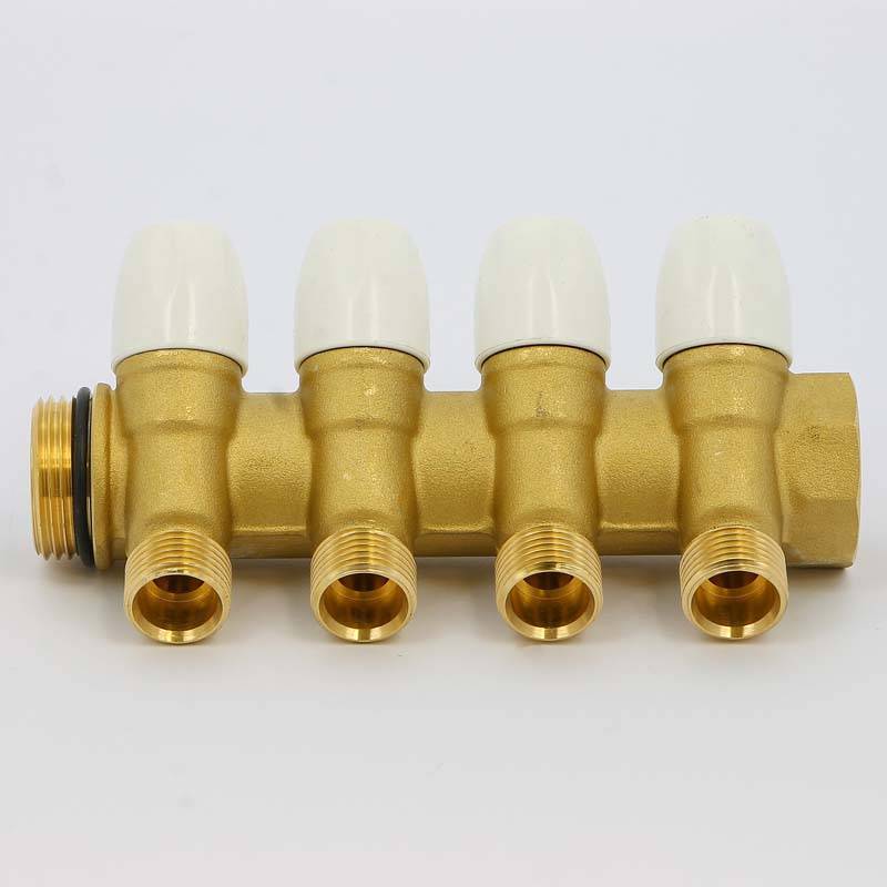 Коллектор Tiemme 1860 1 НВ 4 выхода 1/2 Н 36 мм с утолщенными стенками 1860039