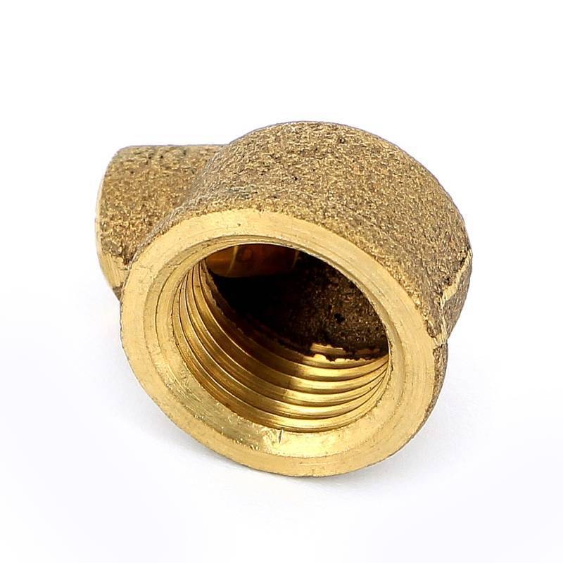 Угол бронзовый 90 градусов под пайку IBP 10 мм х 1/2 ВР 4090G 10x1/2