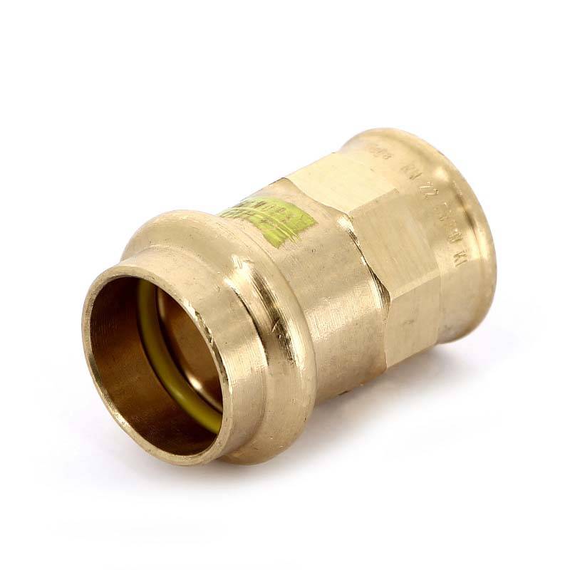 Муфта переходная пресс-В Viega Profipress G бронза 22х1/2 346416