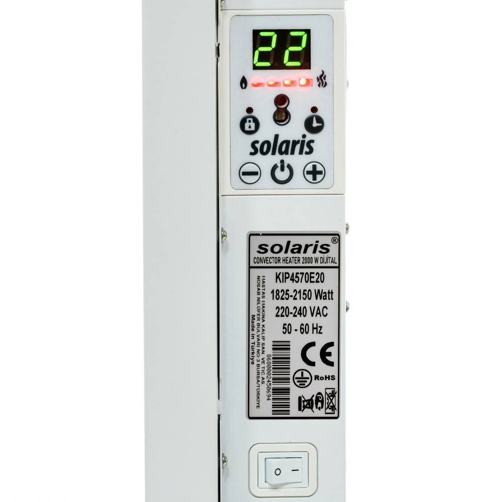 Конвектор электрический Solaris KIP E KIPE20 Вт