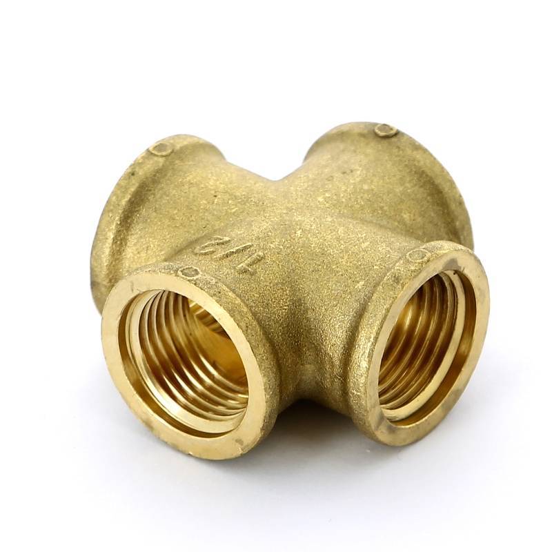 Крестовина латунная Uni-Fitt 1/2 ВР 619G2222