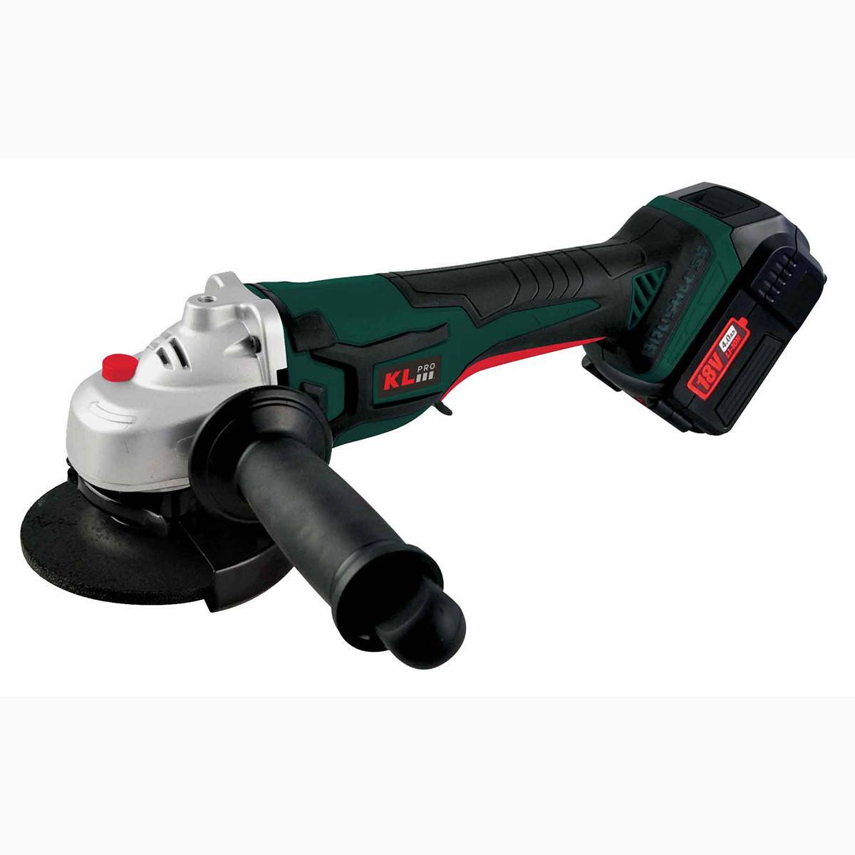 Угловая шлифовальная машина KLPRO KLAT18B-20 аккумуляторная 18 В 2x2.0 Ач KLAT18B-20