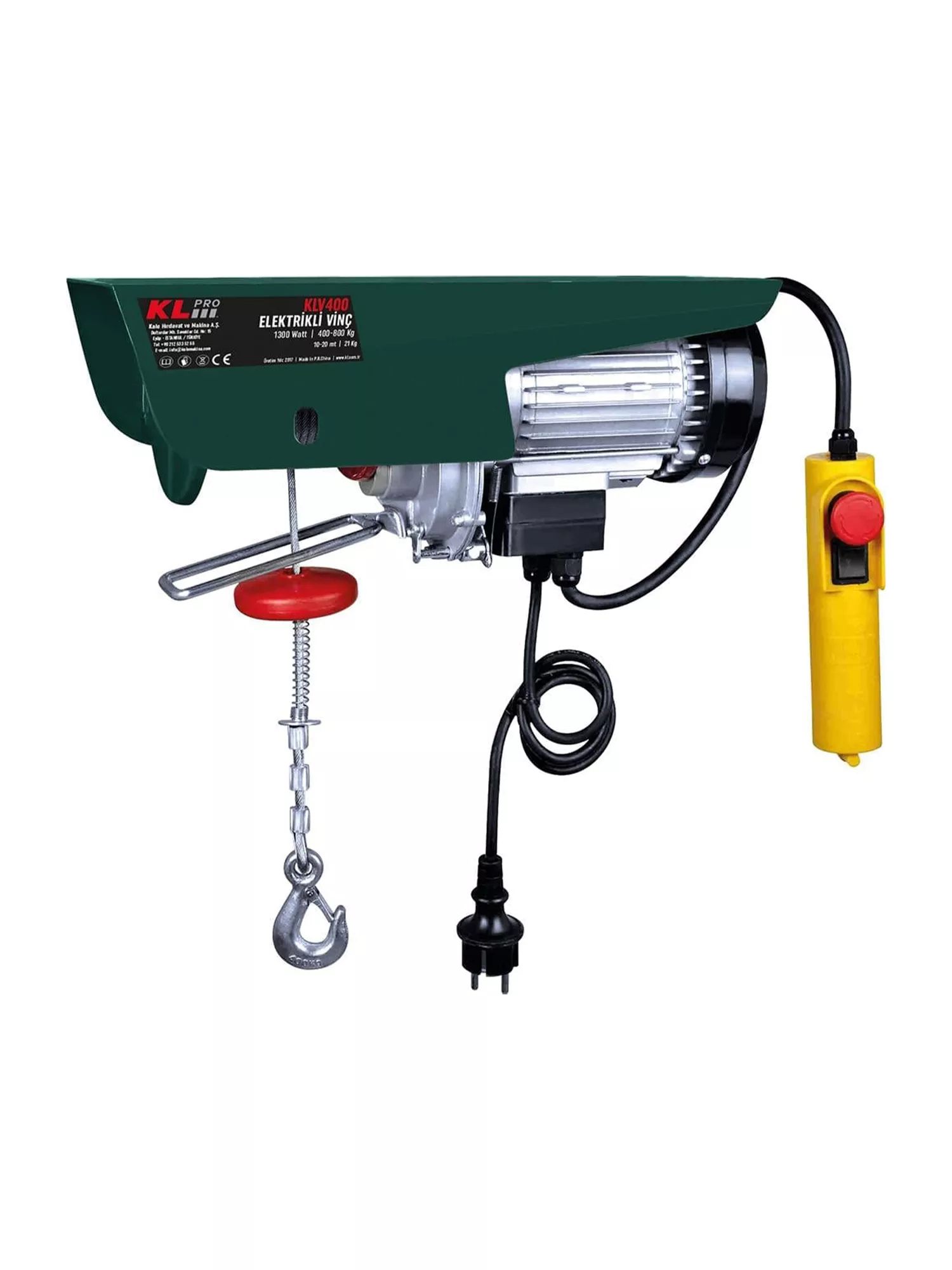 Лебедка электрическая KLPRO KLV400 1300 Вт 800 кг 24618