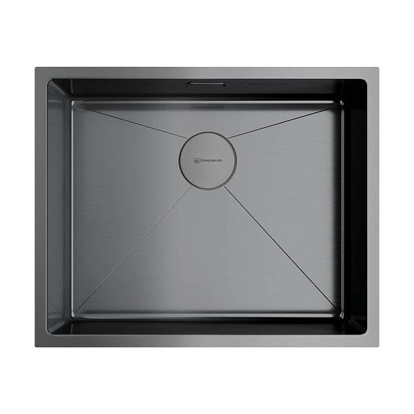 Кухонная мойка OMOIKIRI Taki 54-U/IF-GM 54x44 см вороненая сталь 4973107