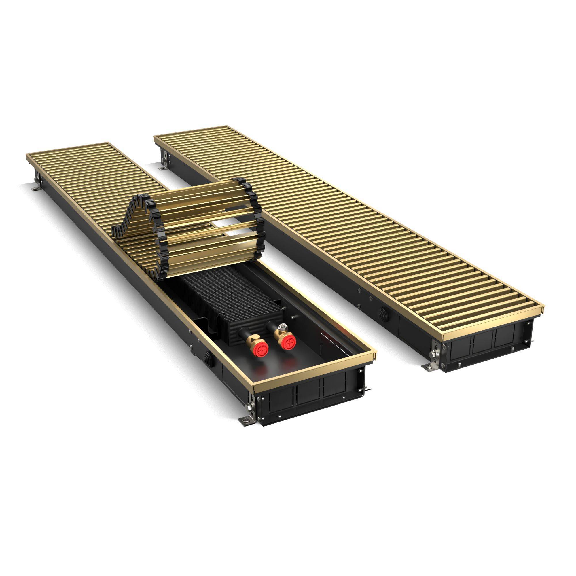 Конвектор внутрипольный Royal Thermo ATRIUM 75/200/2400 DG-U-AU НС-1493218