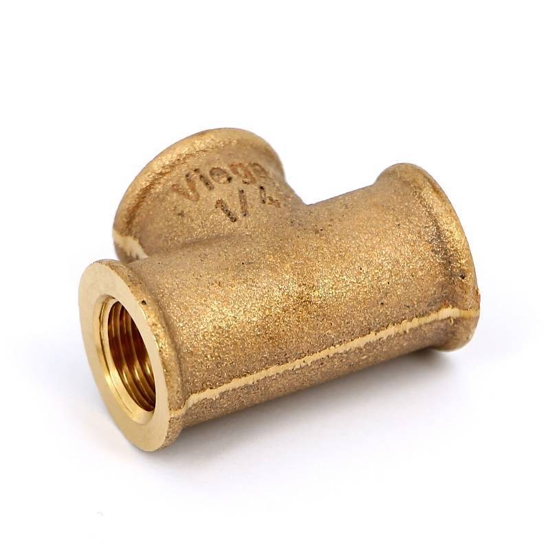 Тройник бронзовый Viega 1/4 ВР 318017