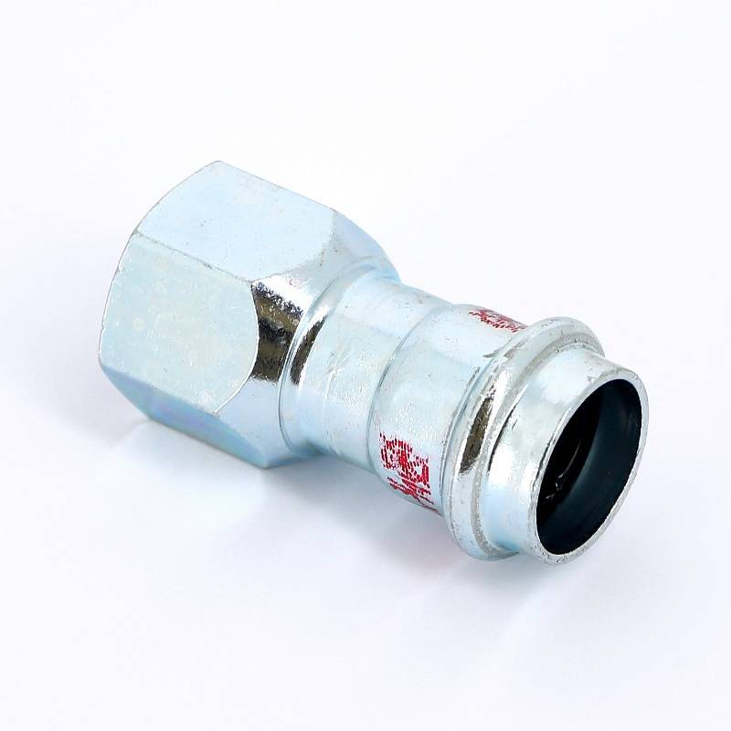 Муфта переходная IBP >B< Press Carbon 22 мм х 3/4 ВР оцинкованная сталь PC4270G0220600