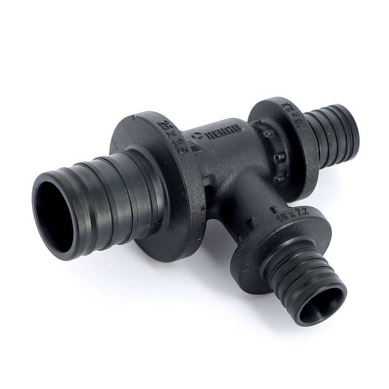 Тройник аксиальный редукционный REHAU Rautitan PX 16x25x16 мм 11601021001