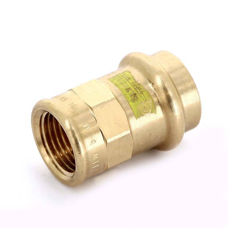 Муфта переходная пресс-В Viega Profipress G бронза 22х1/2 346416