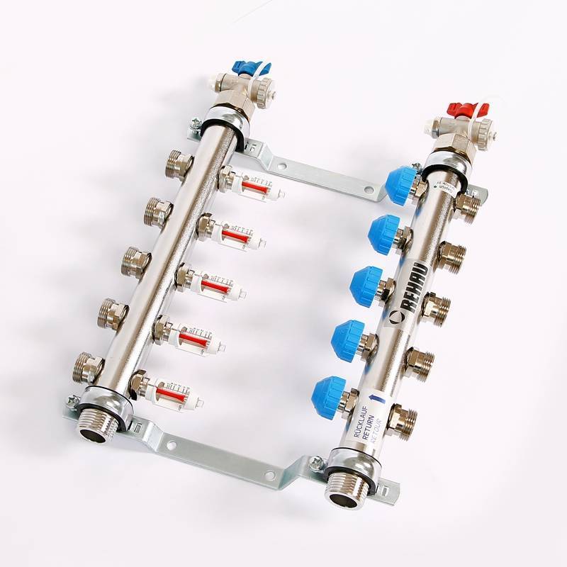 Коллекторная группа REHAU HKV-D 1 x 3/4 5 выходов 208051