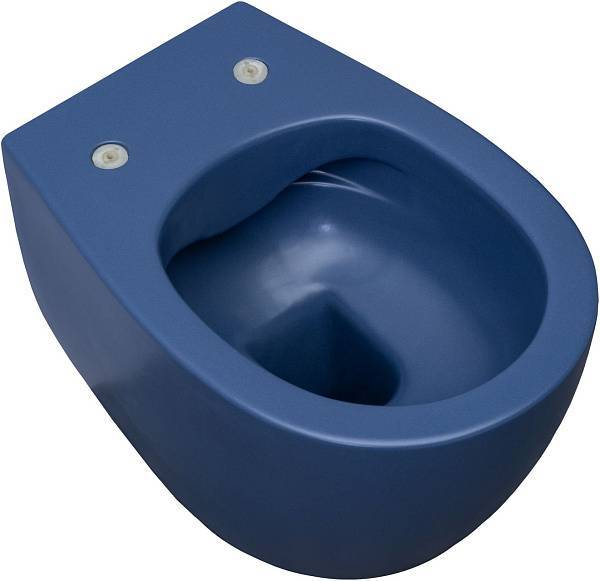 Унитаз подвесной безободковый Allen Brau Fantasy 51x36.3 см индиго 4.11004.ID