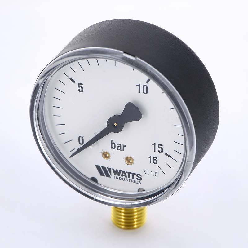 Манометр радиальный Watts F+R200 1/2 16 бар 80 мм 10007794
