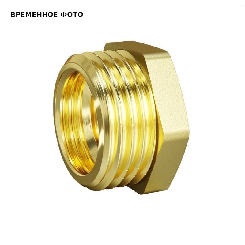 Футорка резьбовая LD 2 x 1 1/4 латунь LD.65.507.50х32