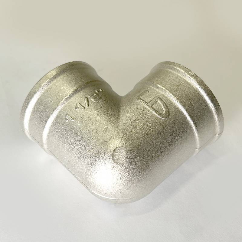 Угол резьбовой 90° ВВ LD Pride 1 1/2 никелированная латунь LD.67.512.40