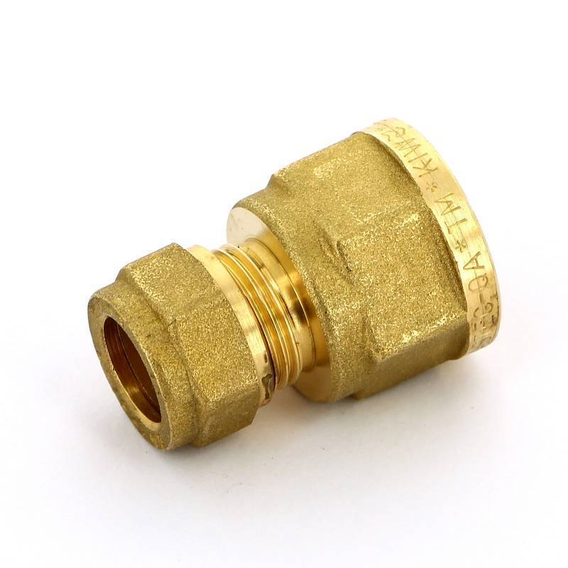 Муфта обжимная Tiemme 1100 12 мм х 1/2 ВР латунная 1000041