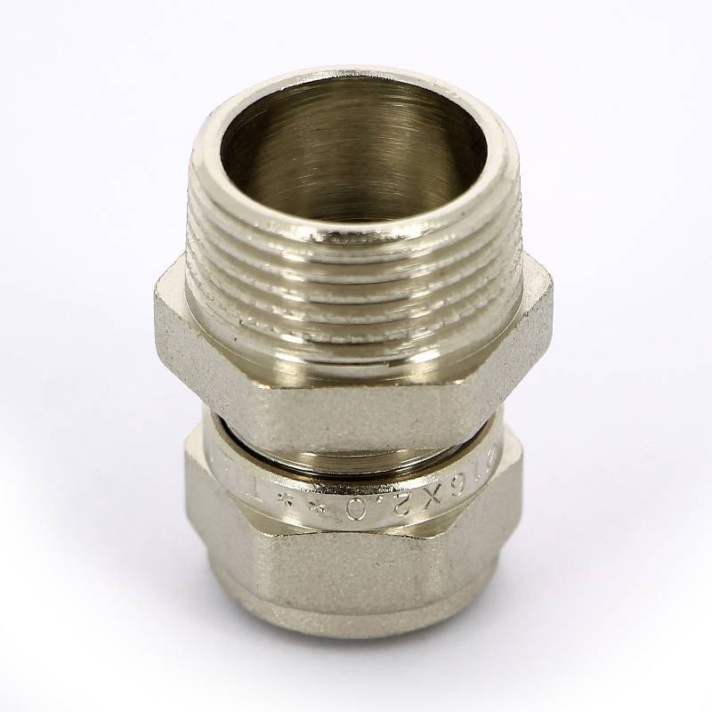 Муфта обжимная Tiemme никелированная 16х1/2 НР 1600001