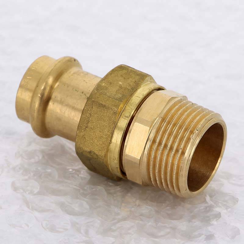 Муфта разъёмная пресс-Н бронза Viega Sanpress 22x1 148492