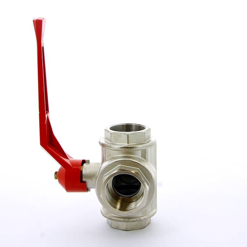 Кран шаровой трехходовой ITAP 128 T-порт рычаг 2 ВВ 1280200T