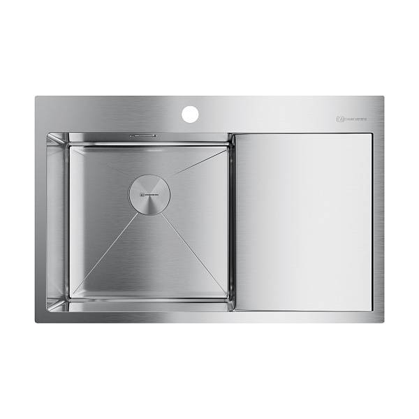 Кухонная мойка Omoikiri Akisame 78-L-IN 78x51 см нержавеющая сталь 4973060
