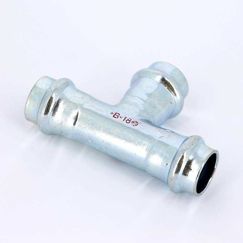 Тройник пресс IBP 18 мм оцинкованная сталь PC5130 0181818