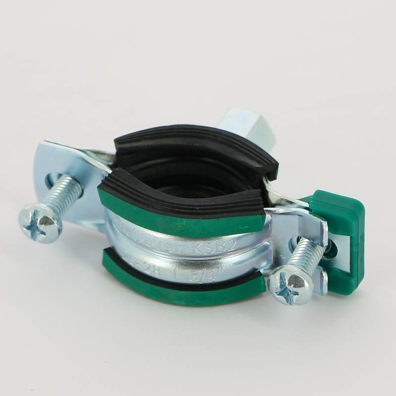 Хомут для труб Walraven BIS KSB2 M8/10 3/4 25-28 мм с уплотнителем EPDM 3396028