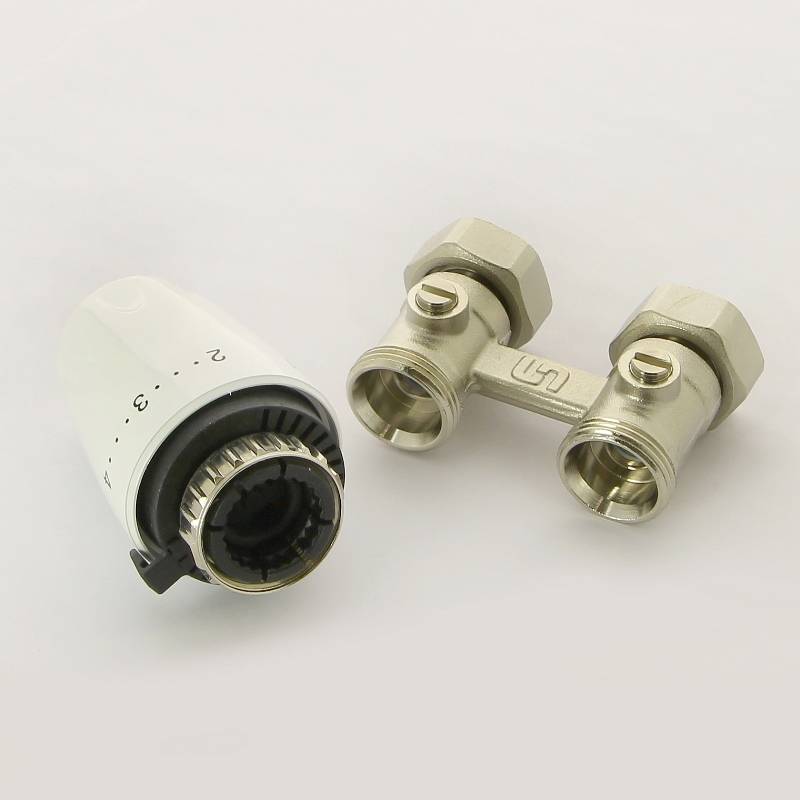 Комплект для подключения радиатора UNI-FITT прямой для Kermi и Rifar 192KIT30