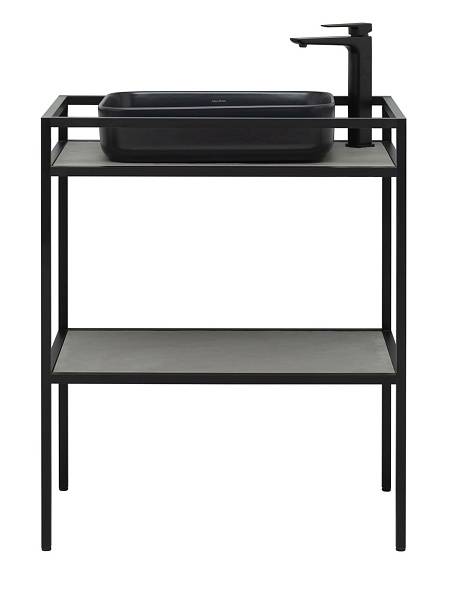 Консоль под раковину Allen Brau Liberty 75 см напольная черный 1.33002.BB