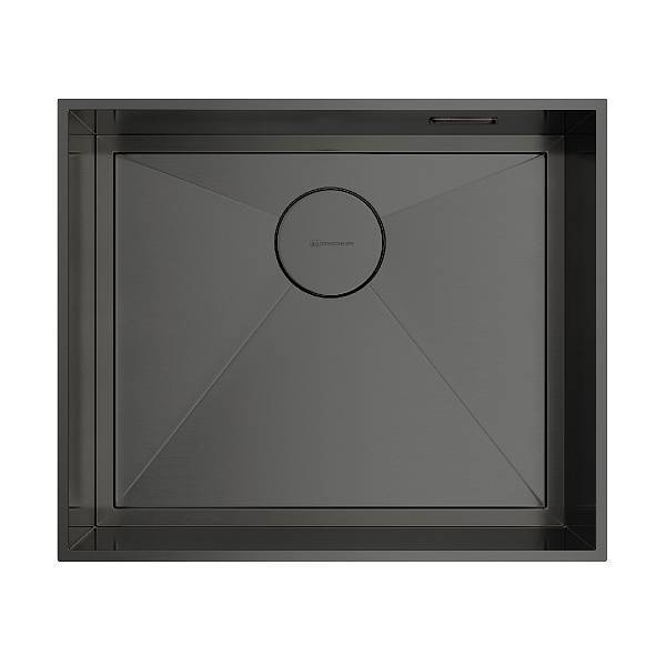 Кухонная мойка Omoikiri Kasen 53-26-INT-GM 53x46 см нерж. сталь вороненая сталь 4993496