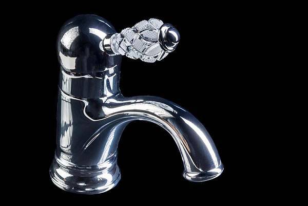 Смеситель для раковины Boheme Crystal одноручковый хром 261-CRST
