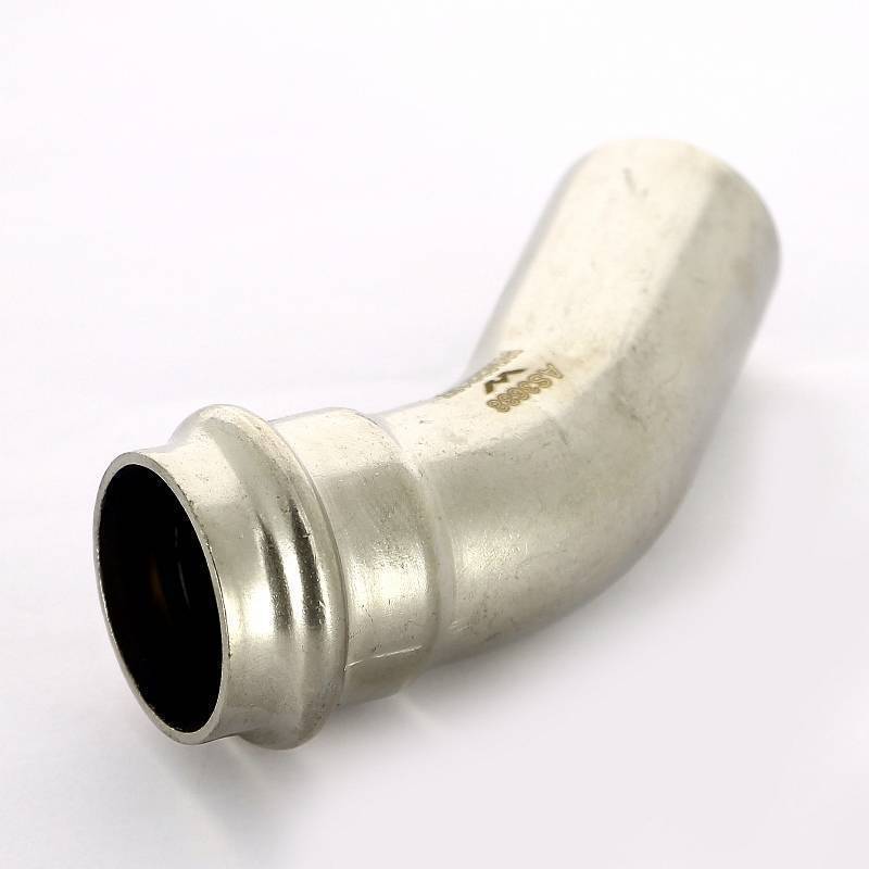 Угольник-вставка 45° пресс IBP >B< Press Inox 28 мм нержавеющая сталь PS5040 0280000